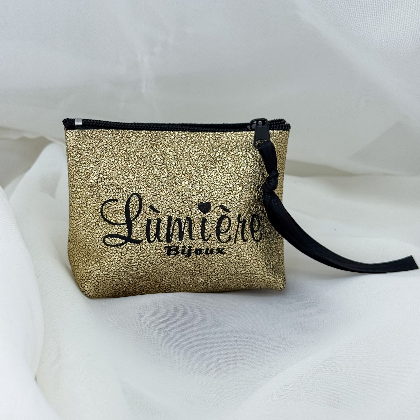Portamonete in tessuto metallizzato - Lumiere Bijoux