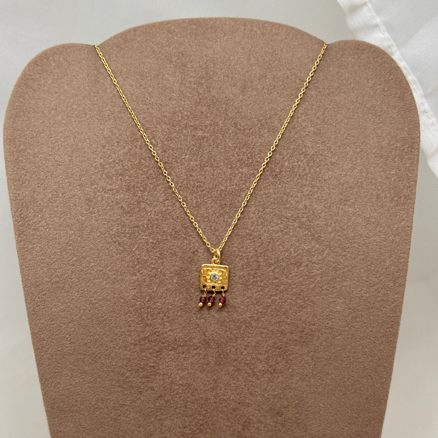 Collana Miko con topazio - Lumiere Bijoux
