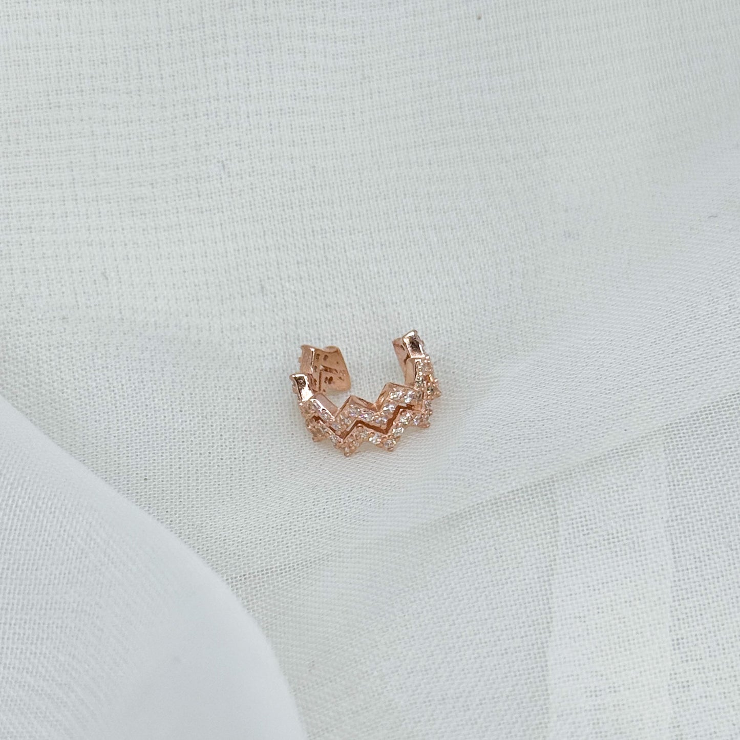 Earcuff zigzag punti luce - Lumiere Bijoux