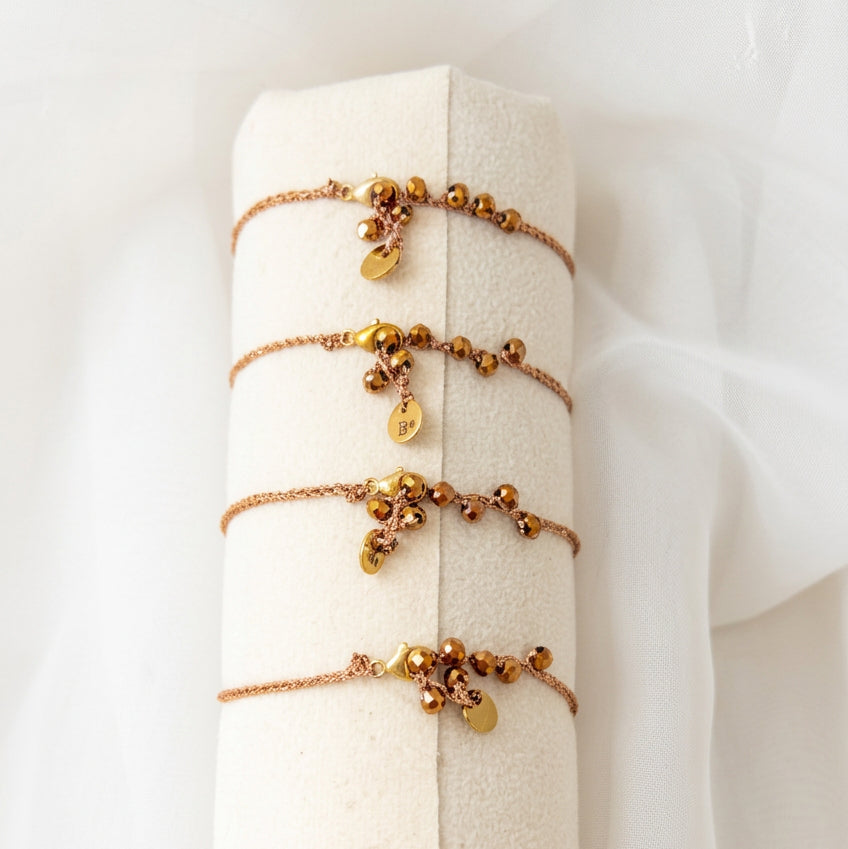 Bracciale emozionale con parola e punto luce - Lumiere Bijoux