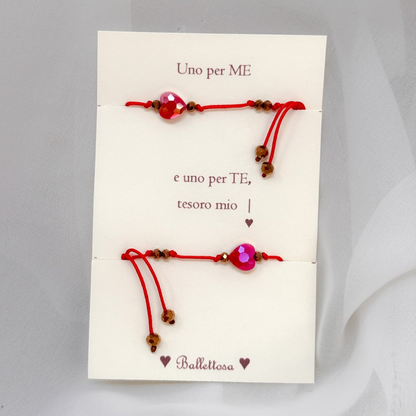 Bracciale dell'amicizia - UNO PER ME UNO PER TE - Lumiere Bijoux