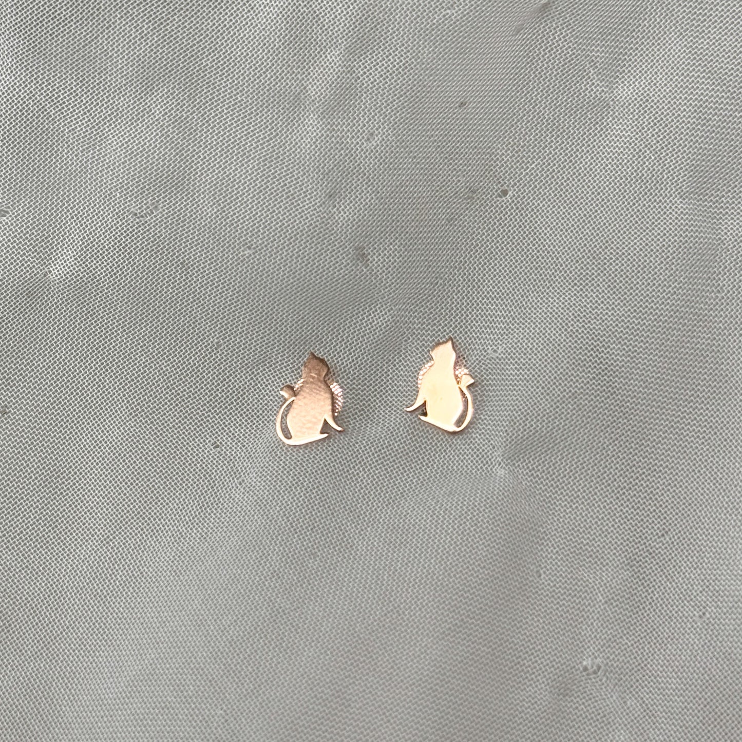 Coppia orecchini lobo gattino - Lumiere Bijoux
