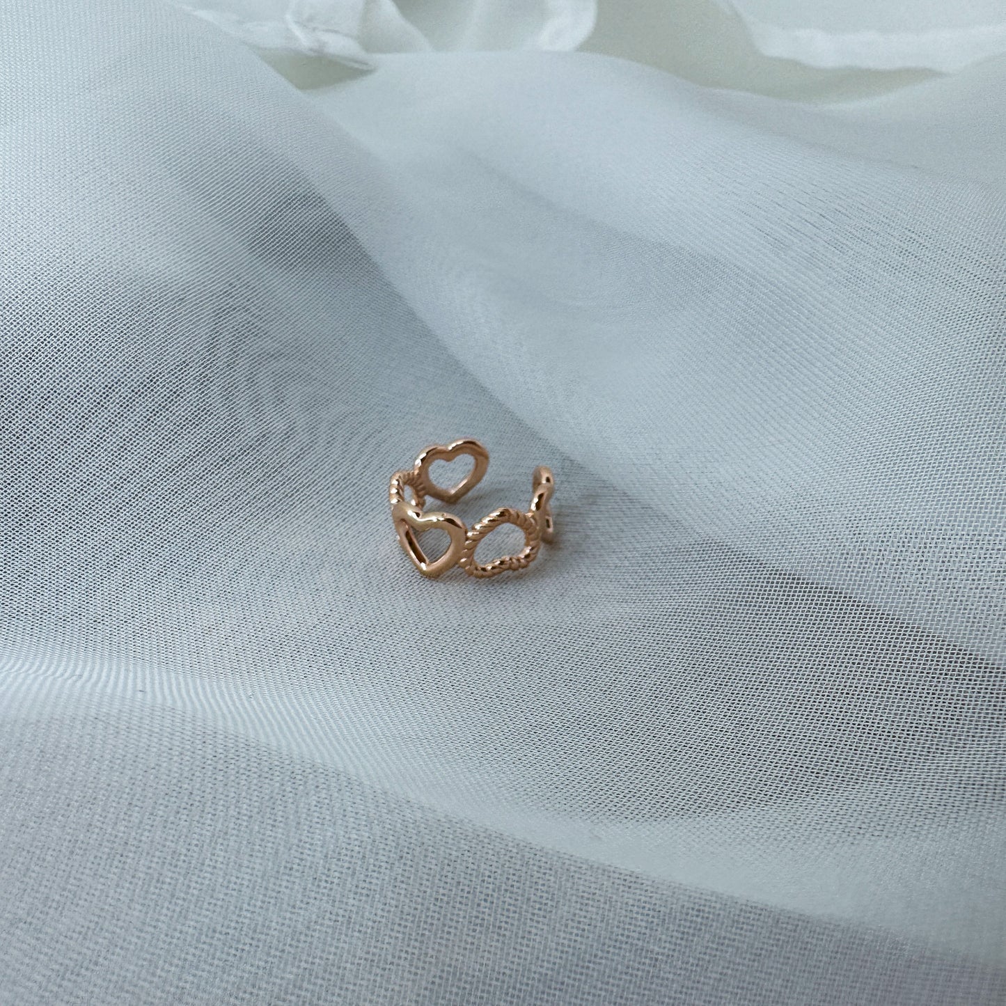 Earcuff cuori - Lumiere Bijoux