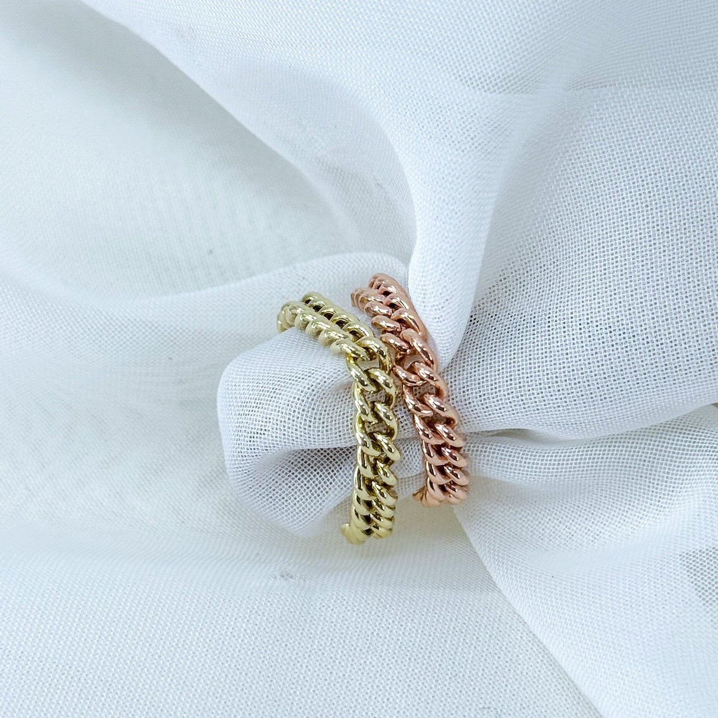 Anello fedina grumette 0,3 mm rosé - oro o argento - Lumiere Bijoux