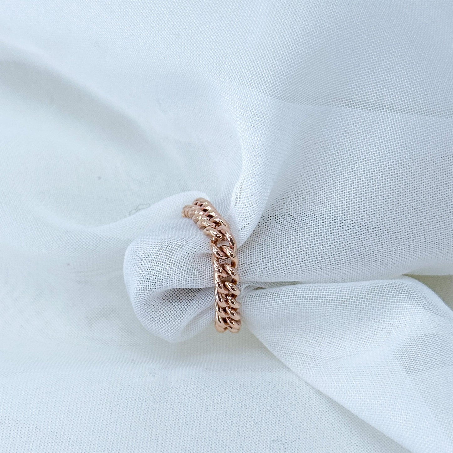 Anello fedina grumette 0,3 mm rosé - oro o argento - Lumiere Bijoux