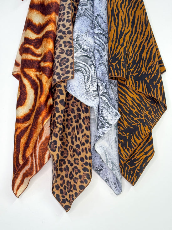 Foulard 100% seta 70x70 cm - Capsule Fall 26 Animalier - Lumiere Bijoux