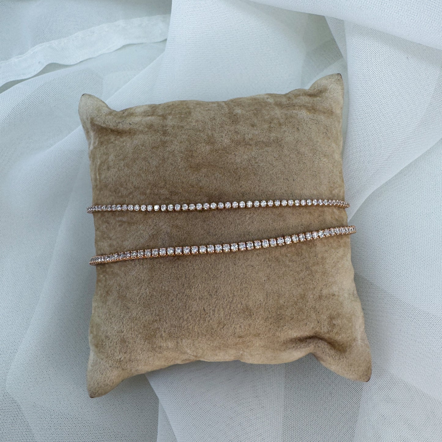 Bracciale tennis zirconi da 0.1 o 0.2 cm - Lumiere Bijoux