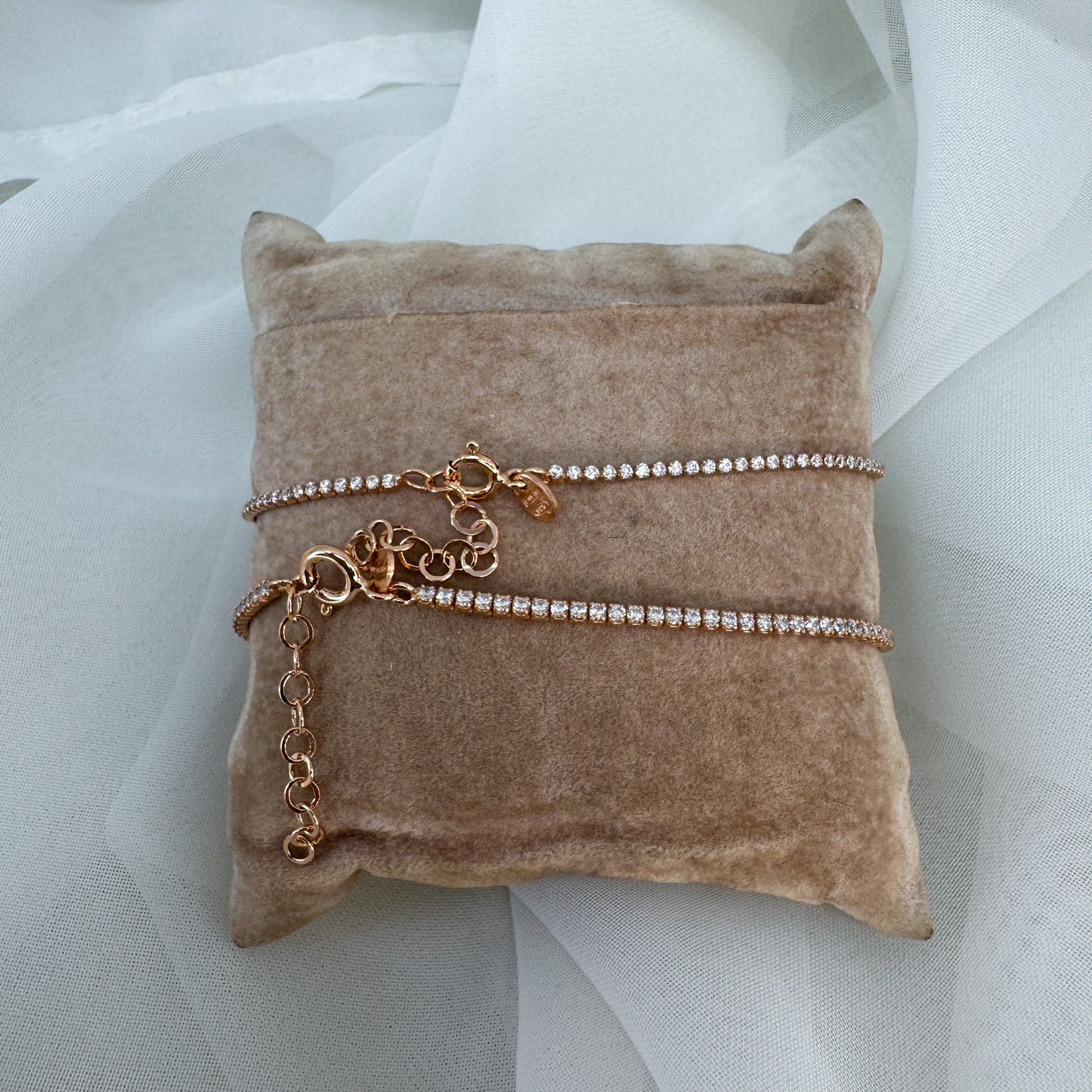 Bracciale tennis zirconi da 0.1 o 0.2 cm - Lumiere Bijoux