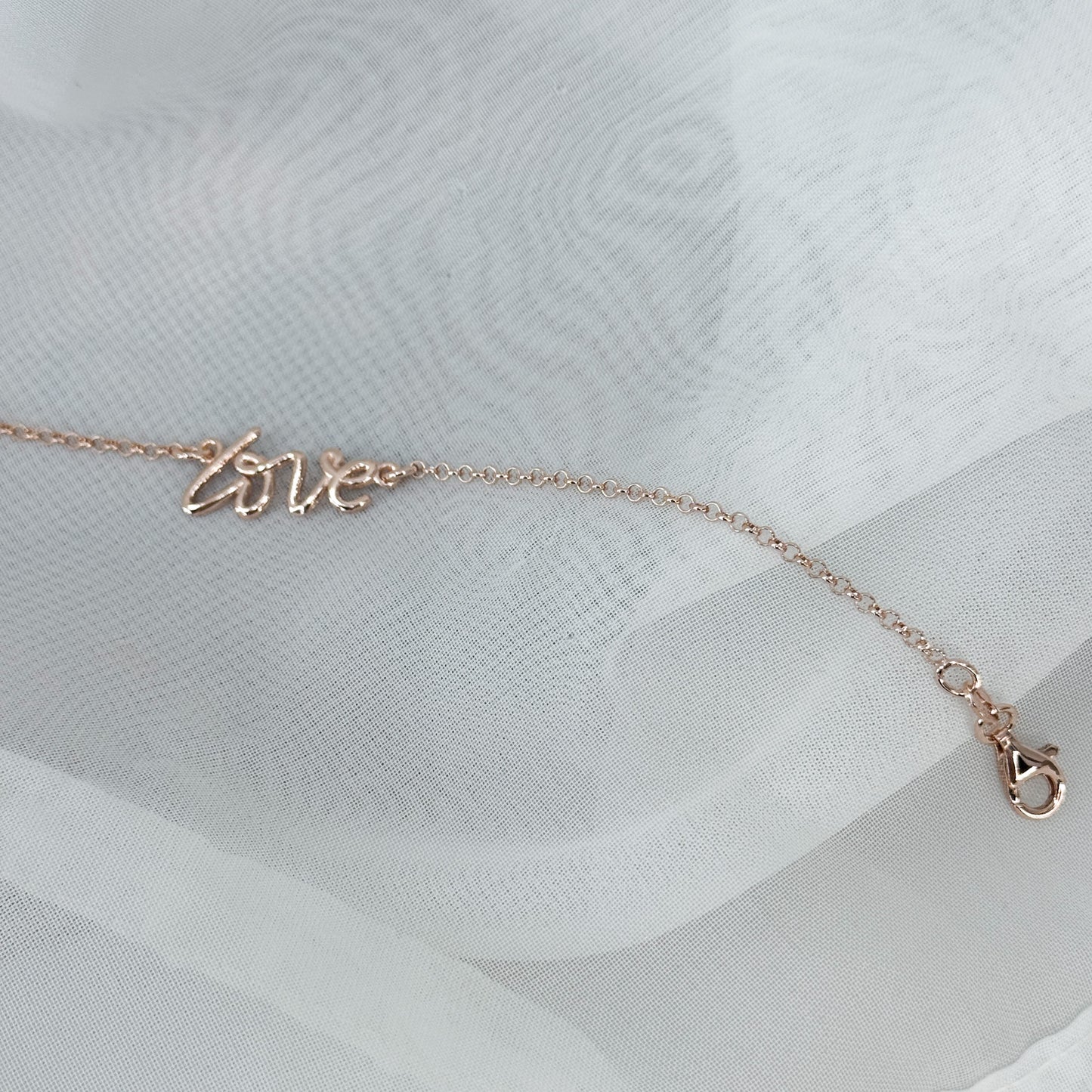 Bracciale scritta "Love" cm 17 - Lumiere Bijoux