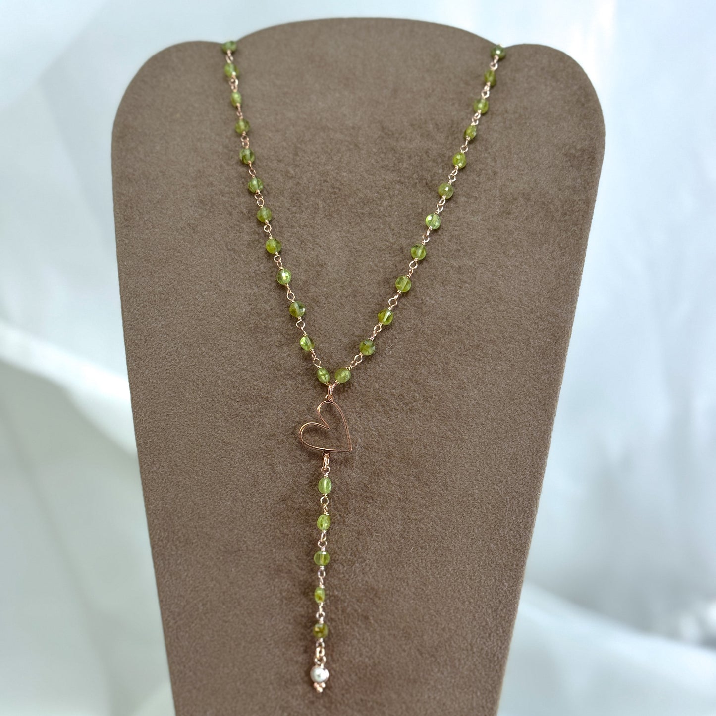 Collana Cristalli multicolore con soggetto in argento rosé e pietra Parigi - 45cm - Lumiere Bijoux