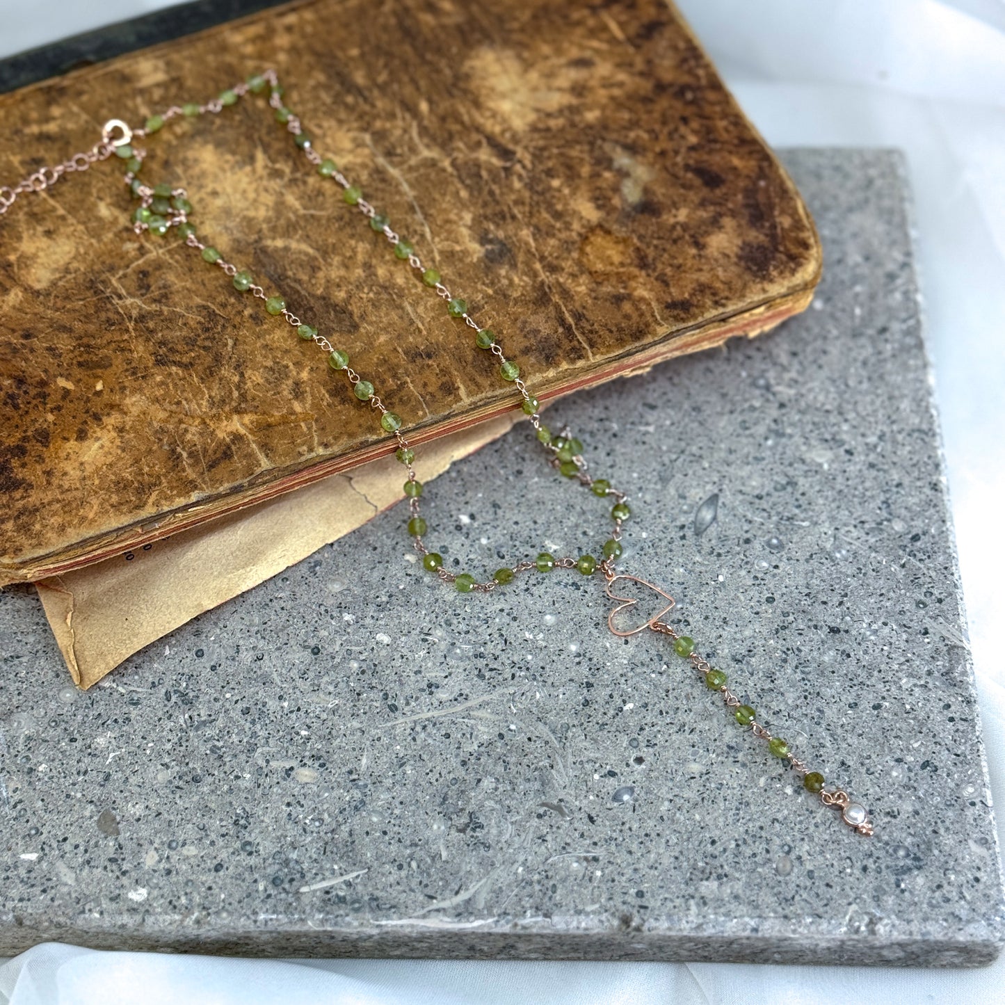 Collana Cristalli multicolore con soggetto in argento rosé e pietra Parigi - 45cm - Lumiere Bijoux