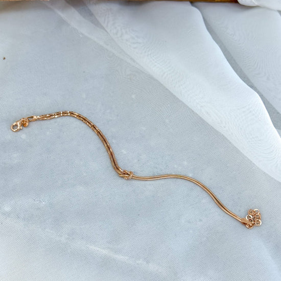 Bracciale nodo catena serpentina - Lumiere Bijoux