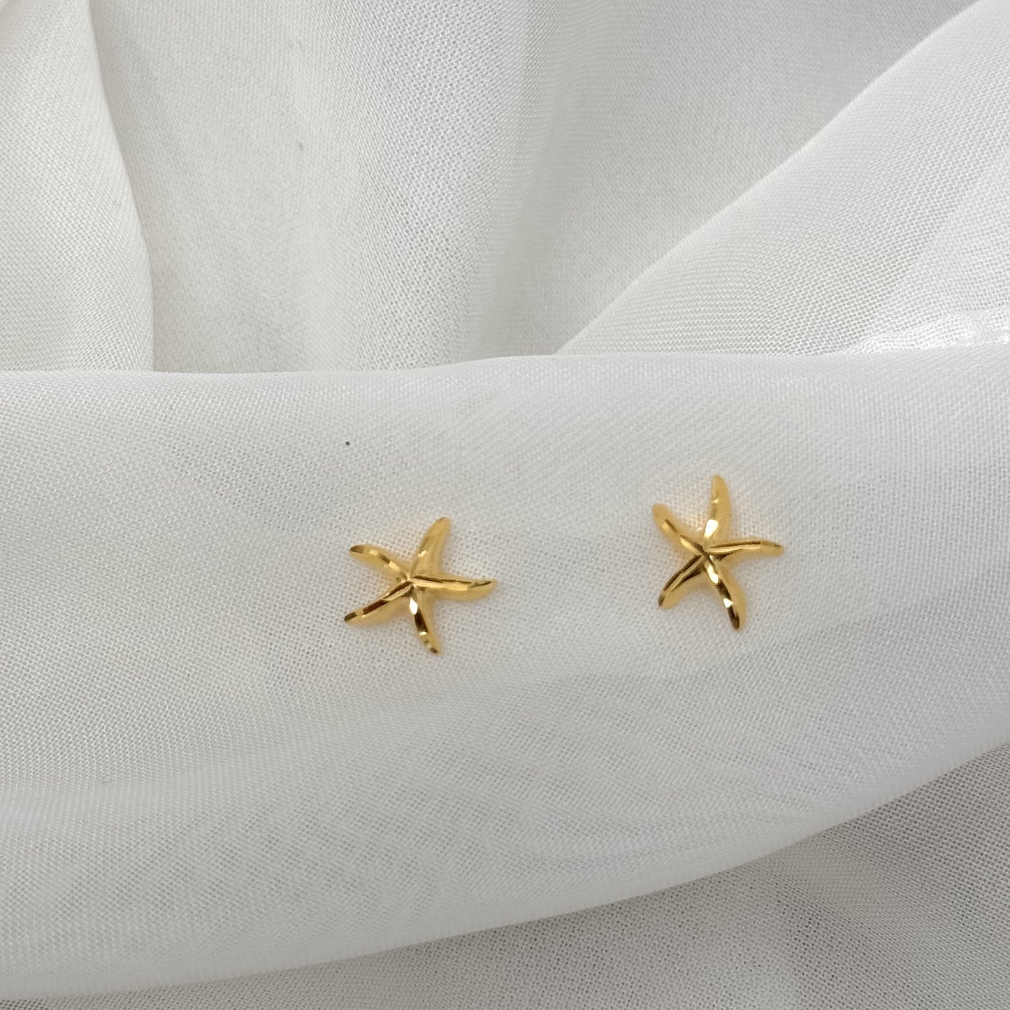 Coppia orecchini lobo AmAr stella marina - Lumiere Bijoux