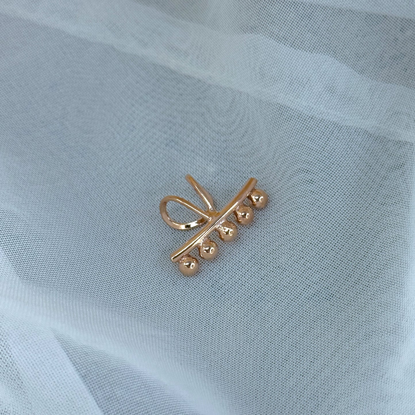 Earcuff barretta pallini - Lumiere Bijoux