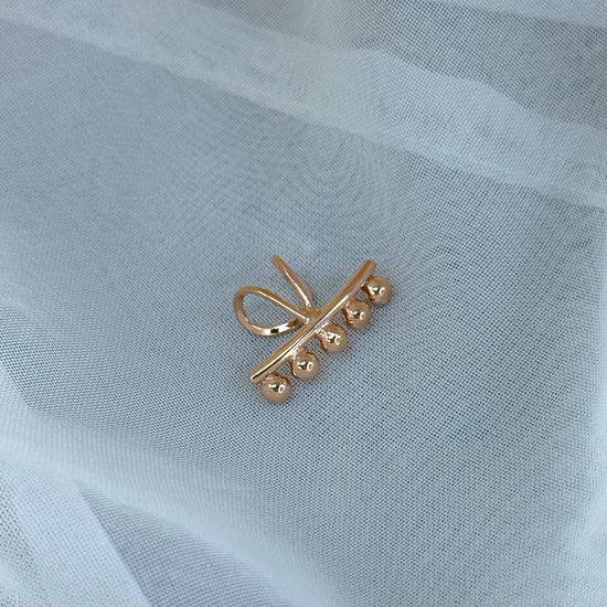 Earcuff barretta pallini - Lumiere Bijoux