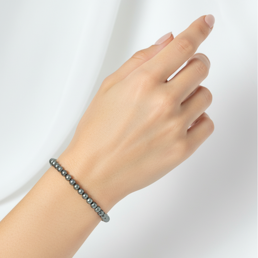 Bracciale perle sintetiche da 0,4 mm con filo elastico - Lumiere Bijoux