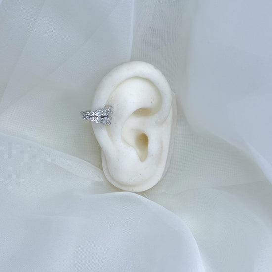 Earcuff zirconi grandi 2 fili