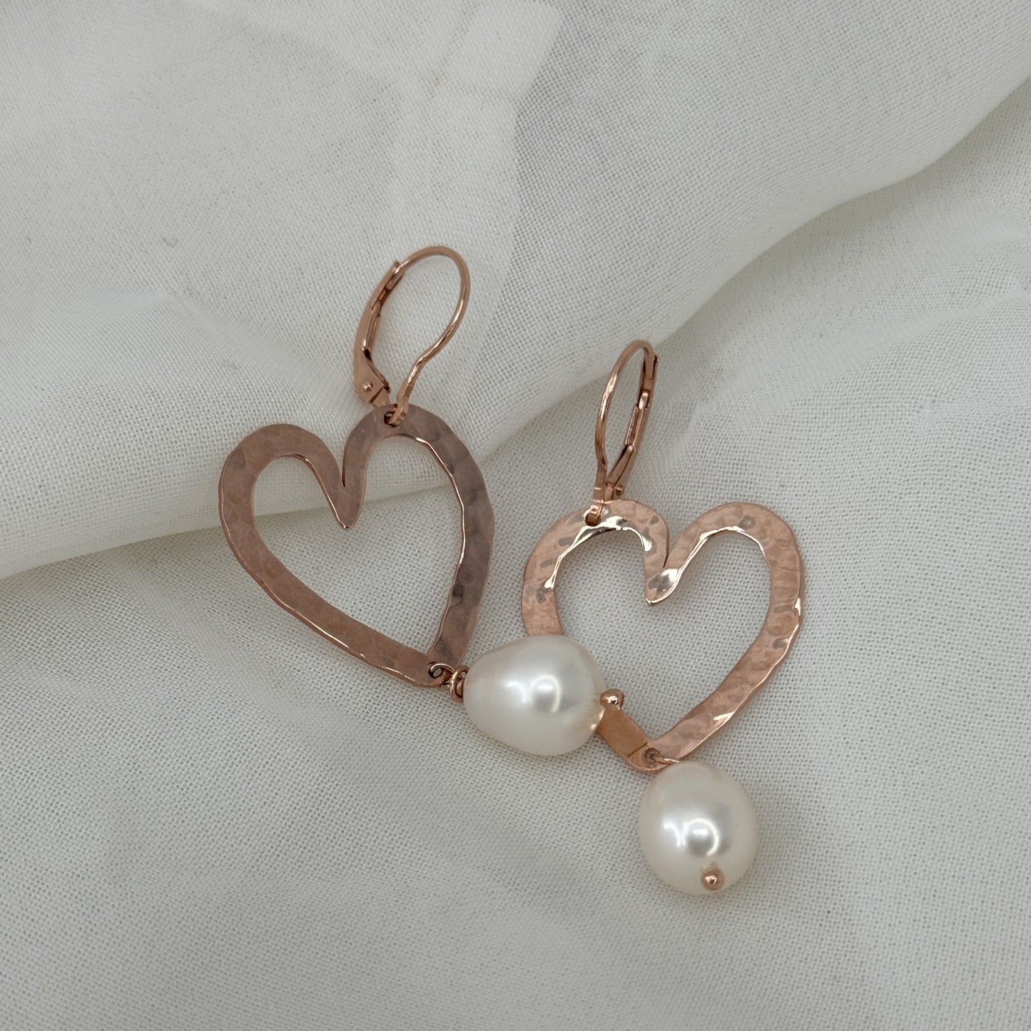 Coppia orecchini pendenti con cuore NINI