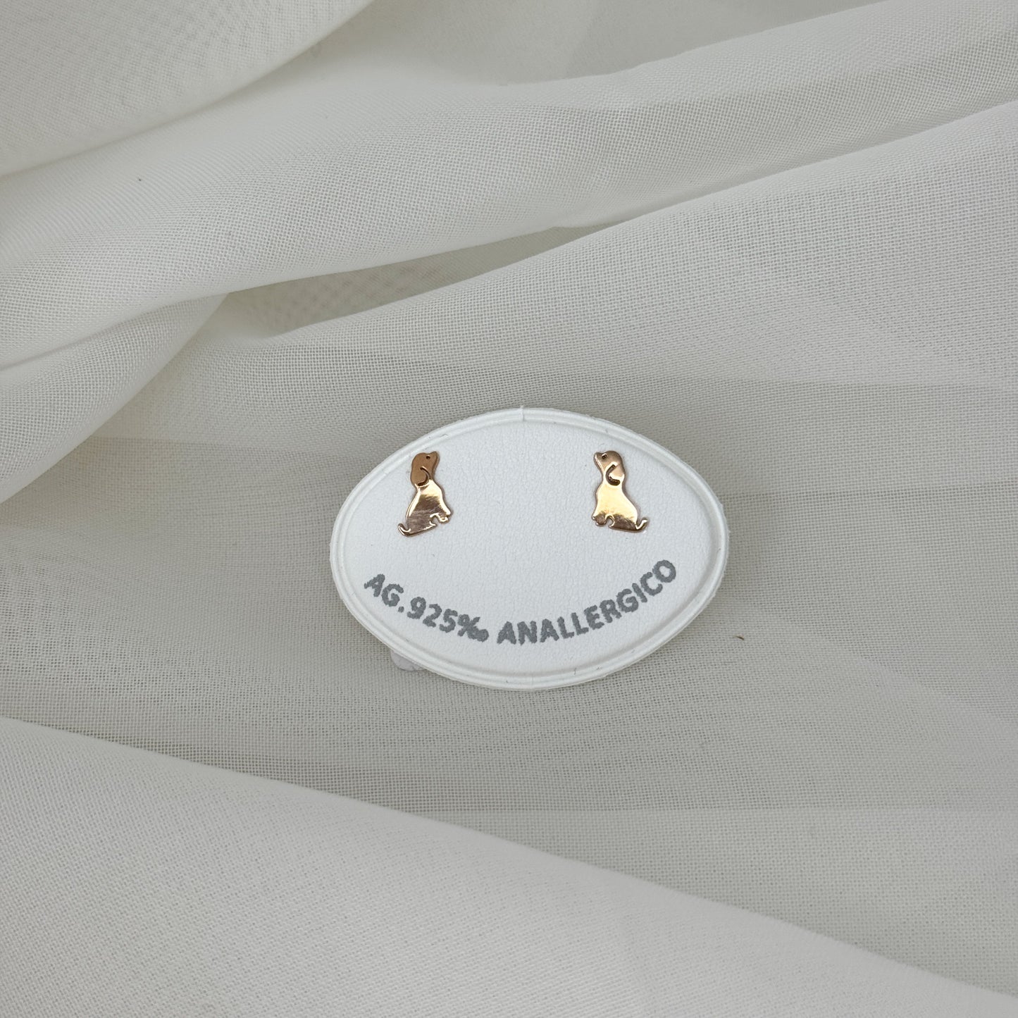 Coppia orecchini lobo cagnolino - Lumiere Bijoux