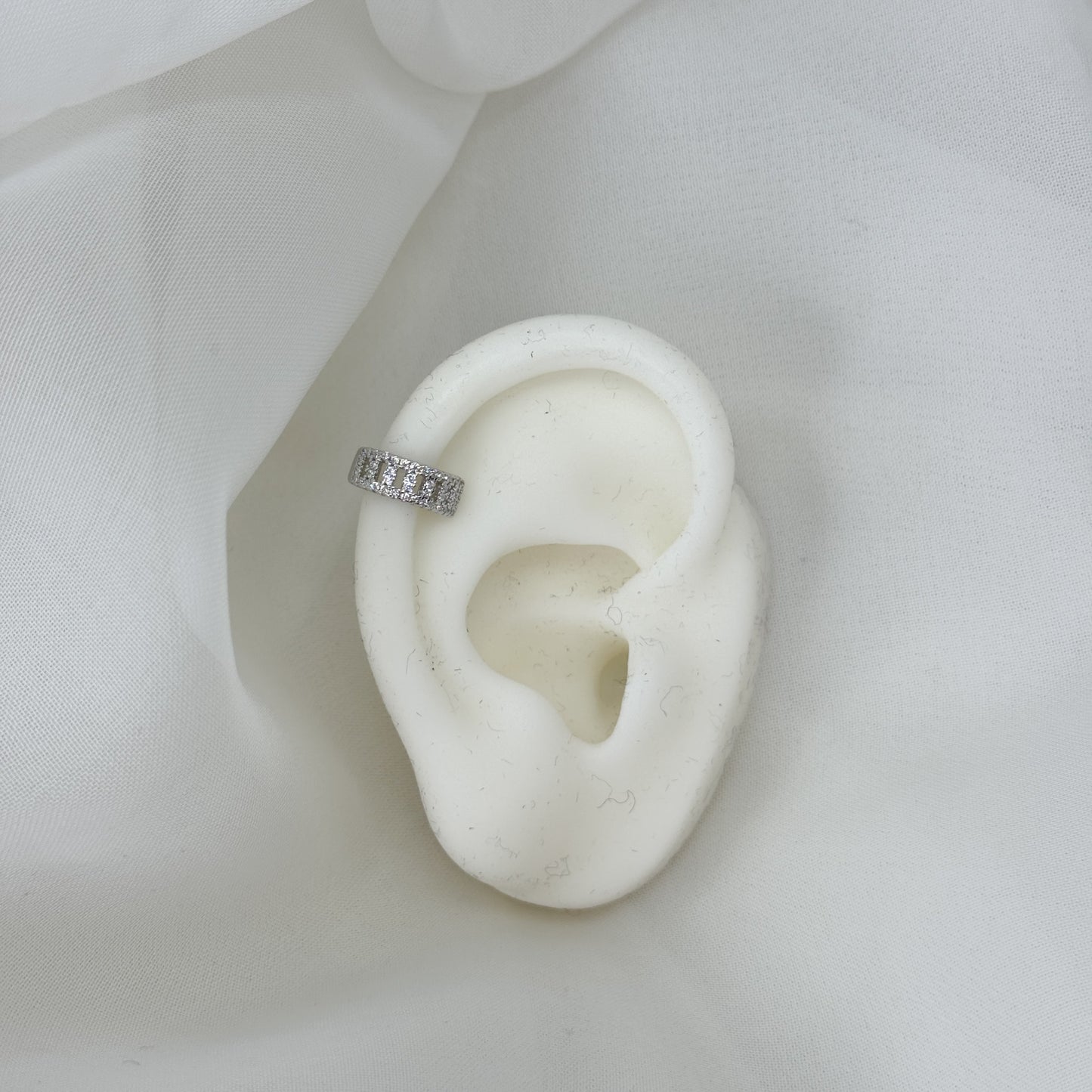 Earcuff barre zirconi - Lumiere Bijoux