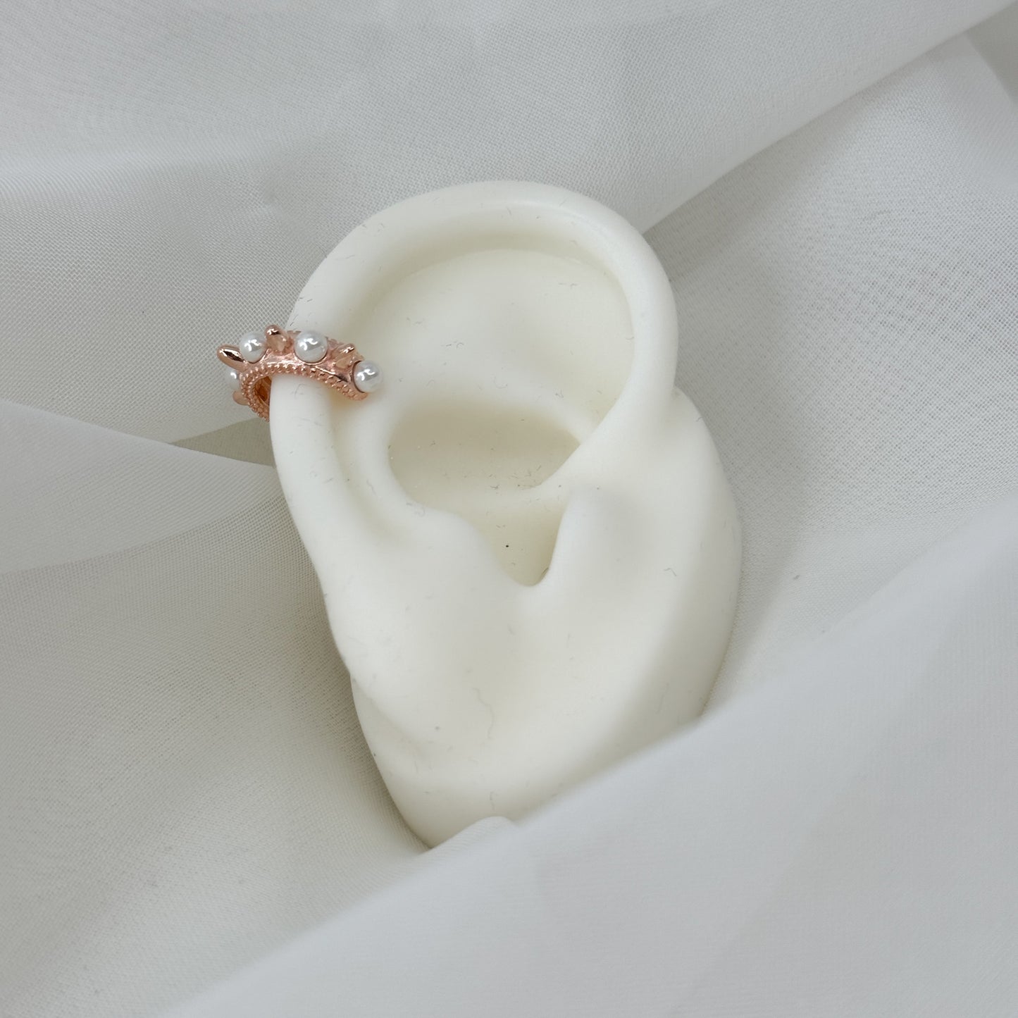 Earcuff punte e perle - Lumiere Bijoux