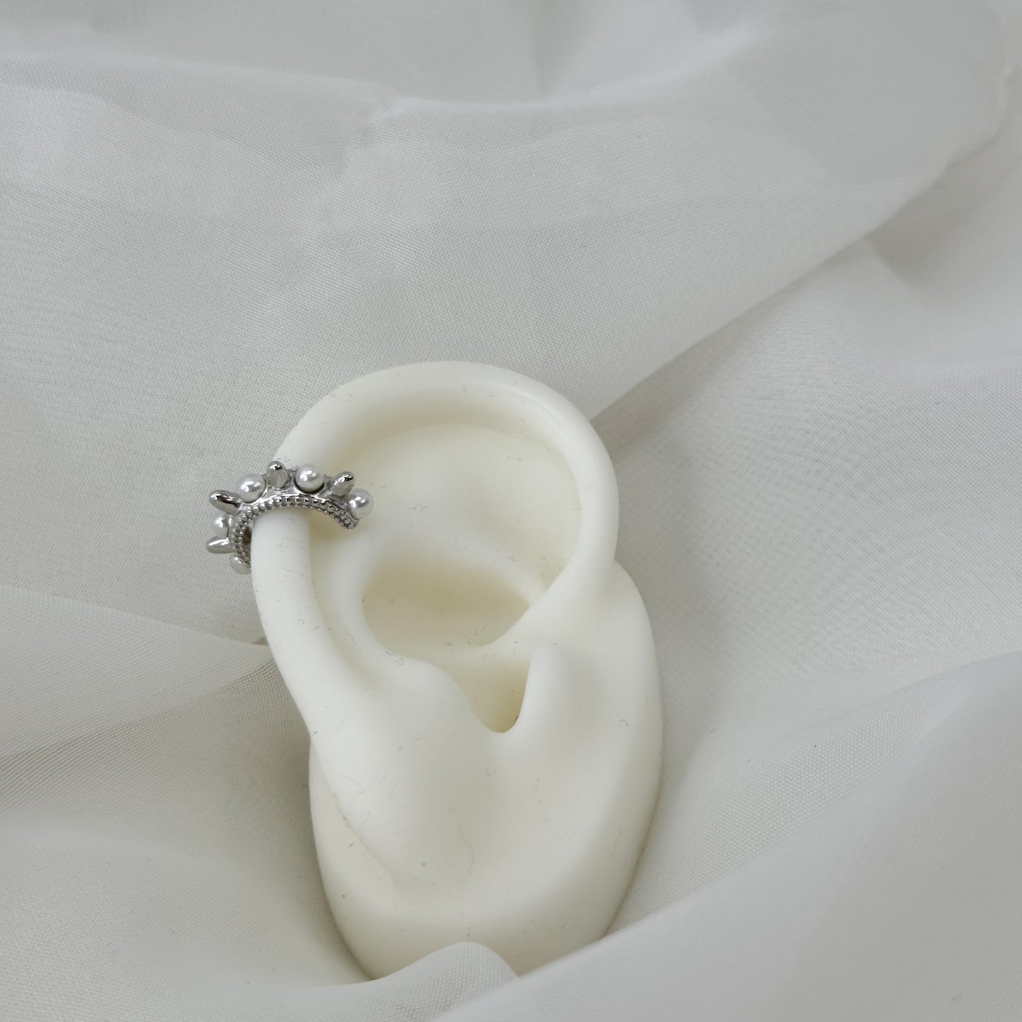 Earcuff punte e perle - Lumiere Bijoux