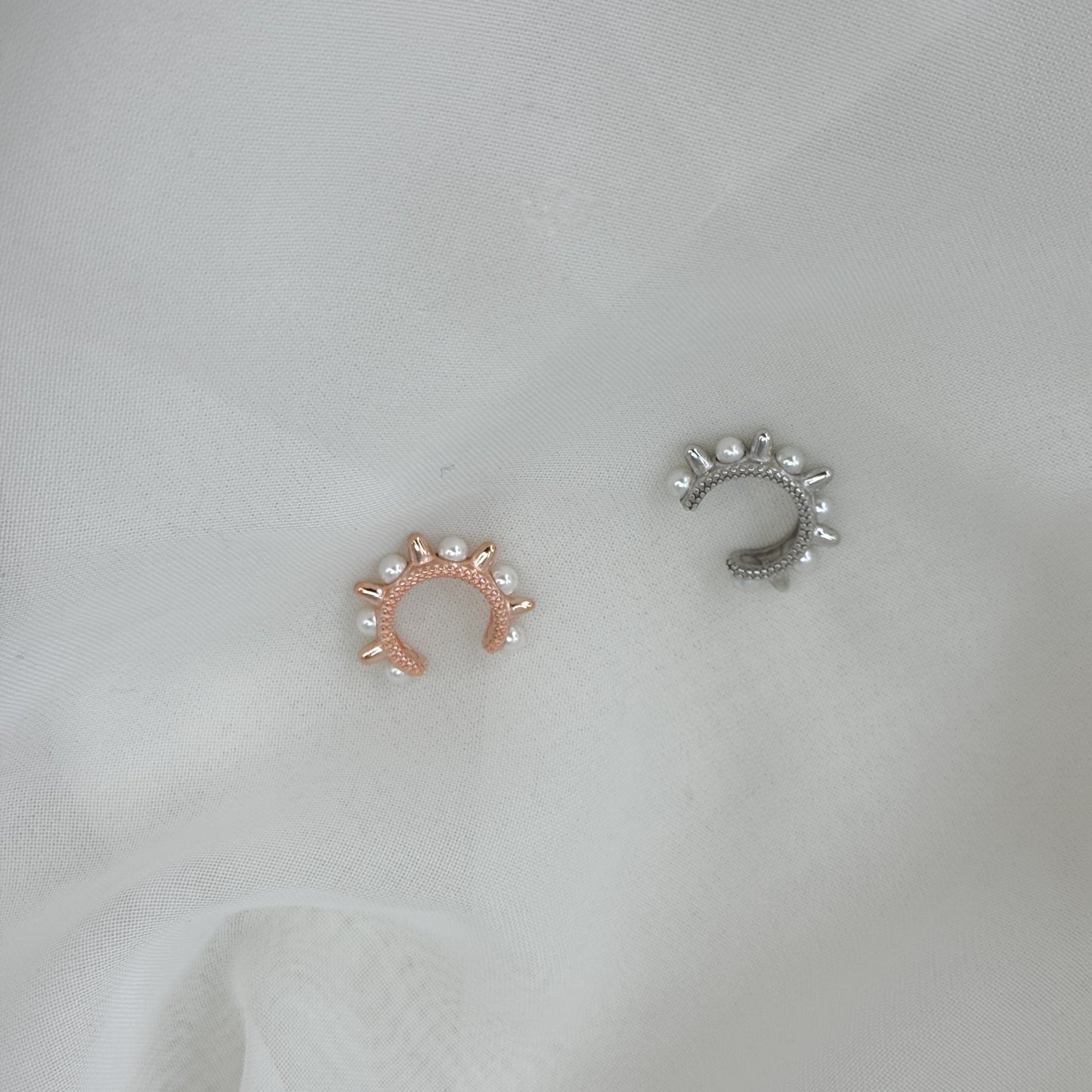 Earcuff punte e perle - Lumiere Bijoux