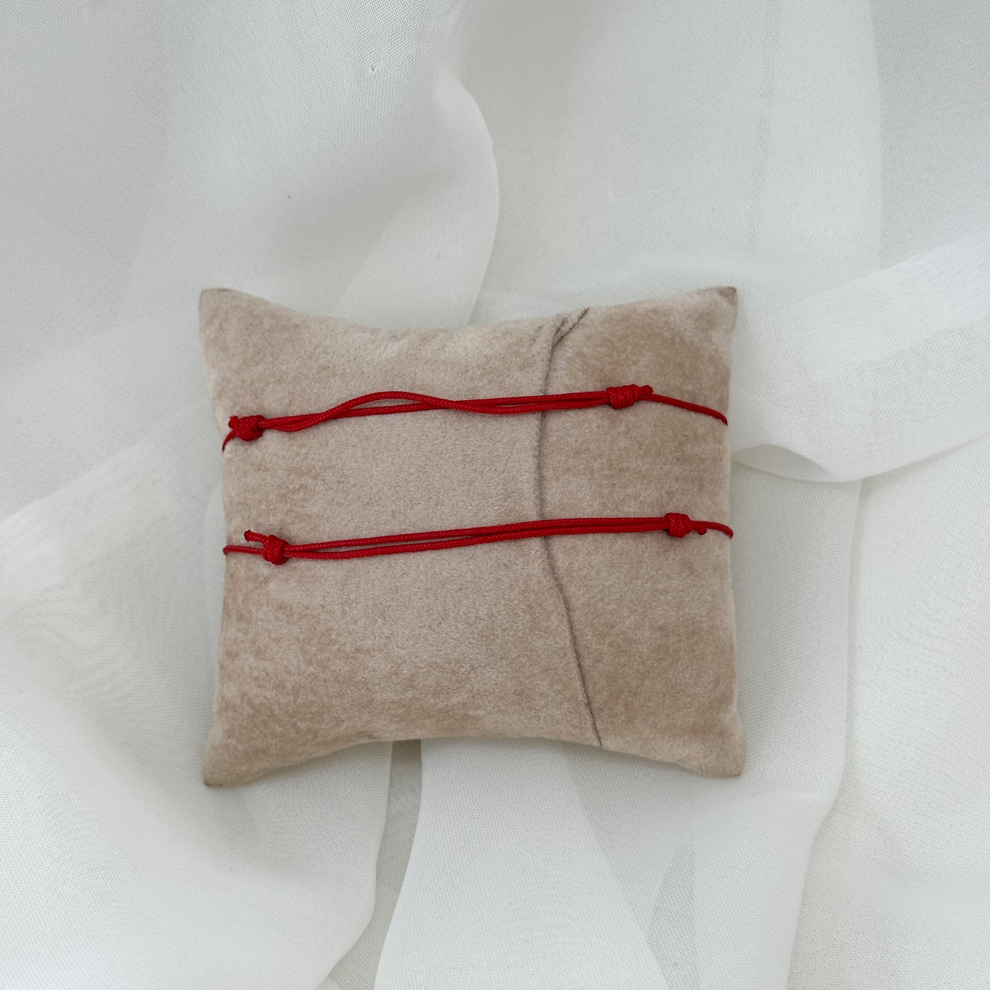 Bracciale con cordino e cuore con zampetta centrale - Lumiere Bijoux