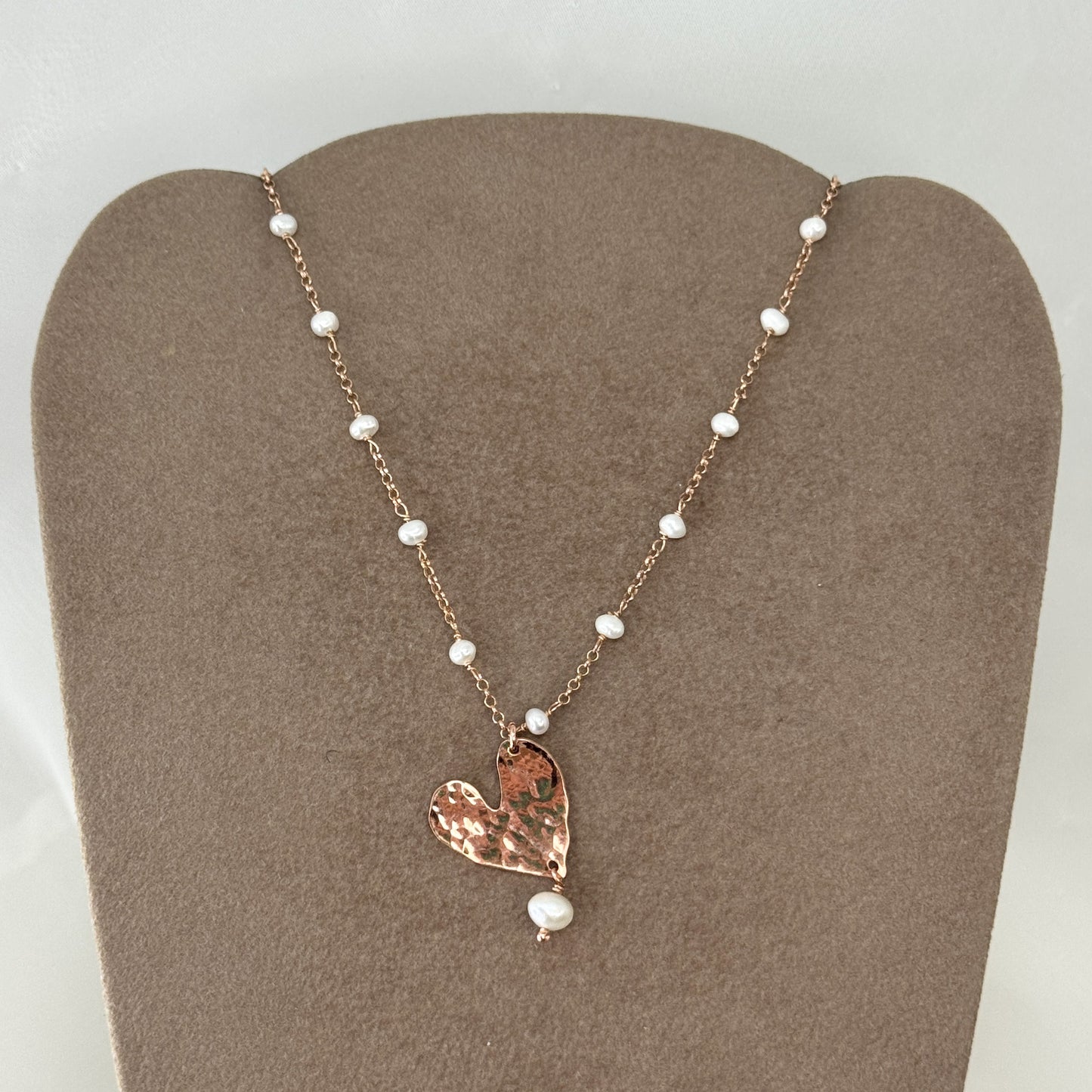 Collana rado perle cuore NINI pendente