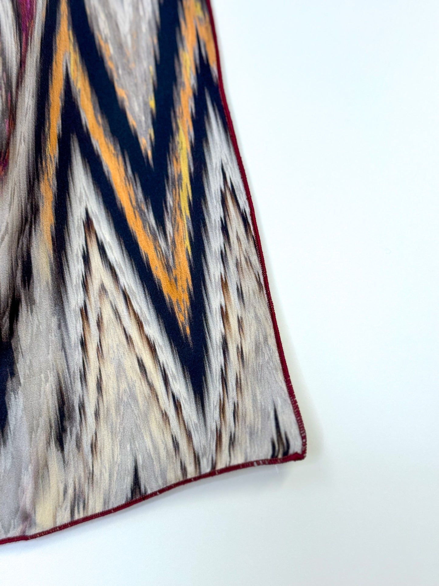 Foulard 100% seta - Zig Zag - Lumiere Bijoux