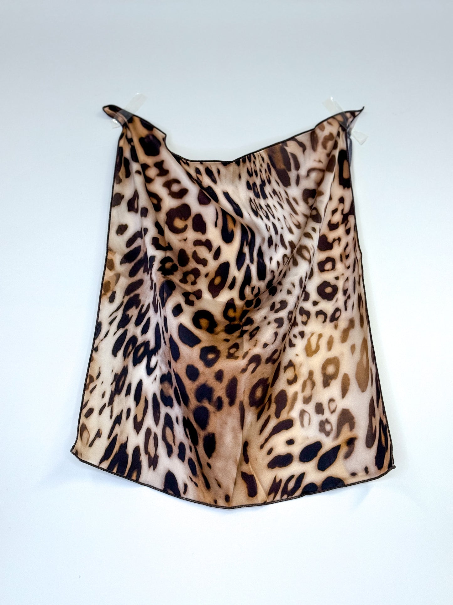 Foulard 100% seta - Leopardato Sfocato - Lumiere Bijoux