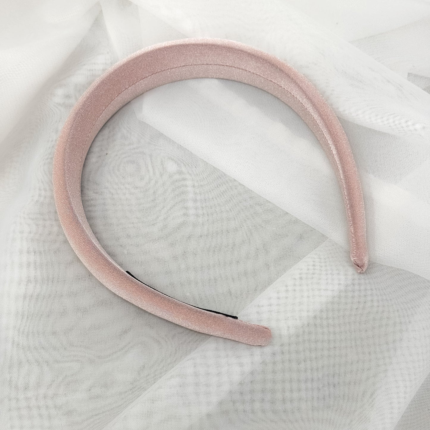 Cerchietto per capelli in simil raso