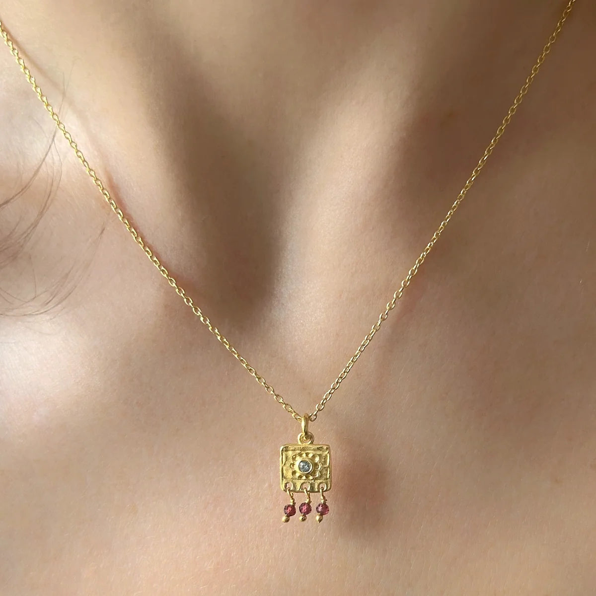 Collana Miko con topazio - Lumiere Bijoux