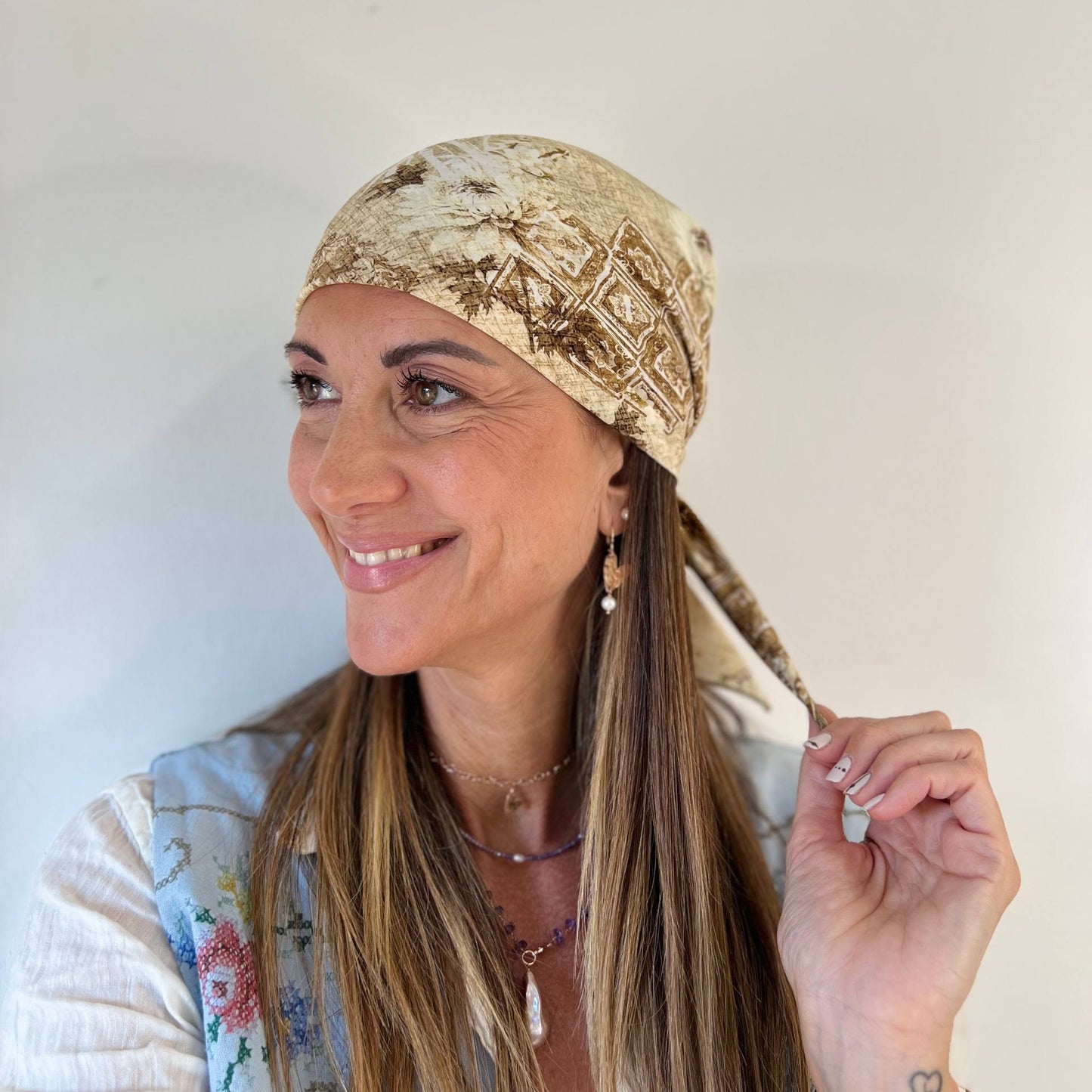 Foulard 100% seta - Spiritual - Lumiere Bijoux