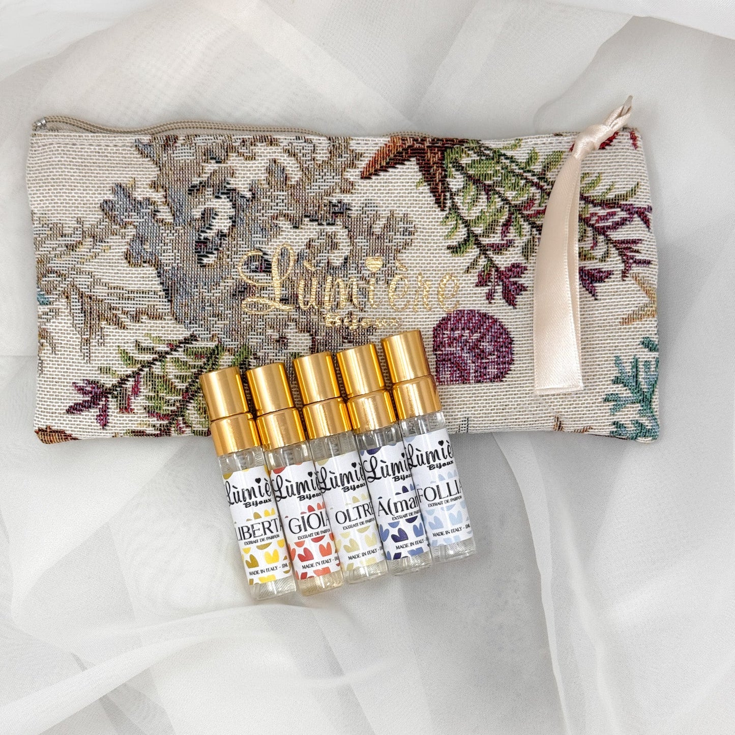 Profumi PER L'ESTATE - 10 ml + Pochette coralli Omaggio - Lumiere Bijoux