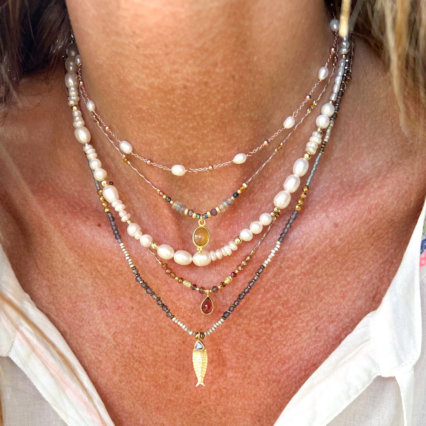 Collana perle - Spiritual - Lumiere Bijoux