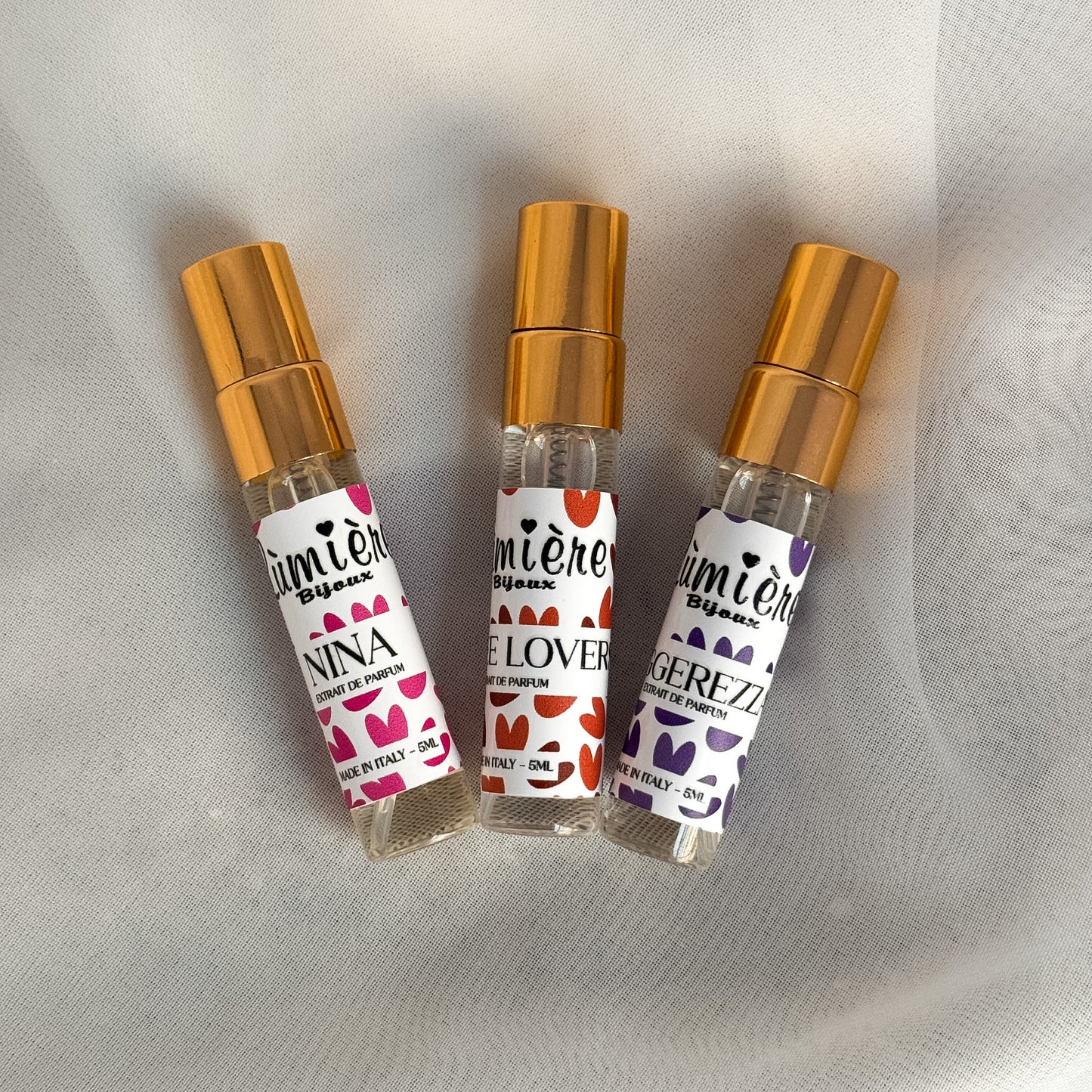 Profumi SPEZIATI - 5ml - Kit scoperta - Lumiere Bijoux